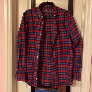 Boys XL Vineyard Vines Flannel Button Up
